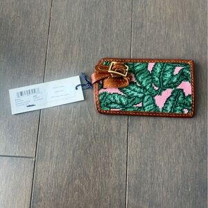 Vineyard Vines Smathers and Branson Banana Leaves Luggage Tag - NWT